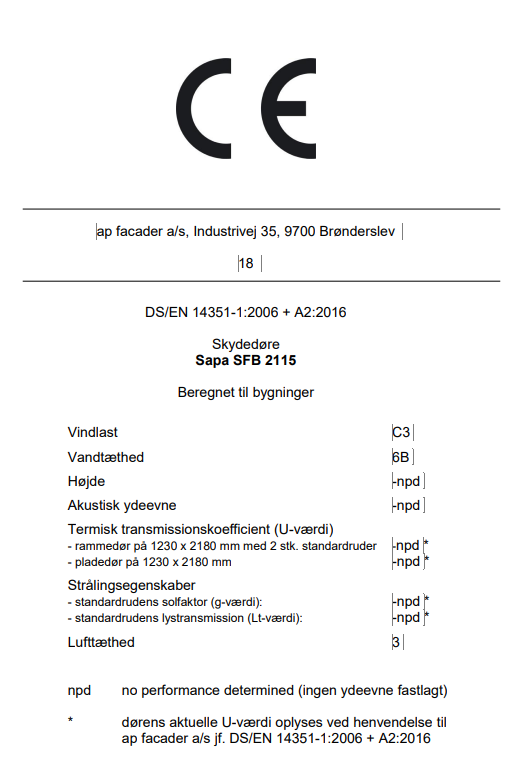 2018 Ce Maerke Skydedoere 2115